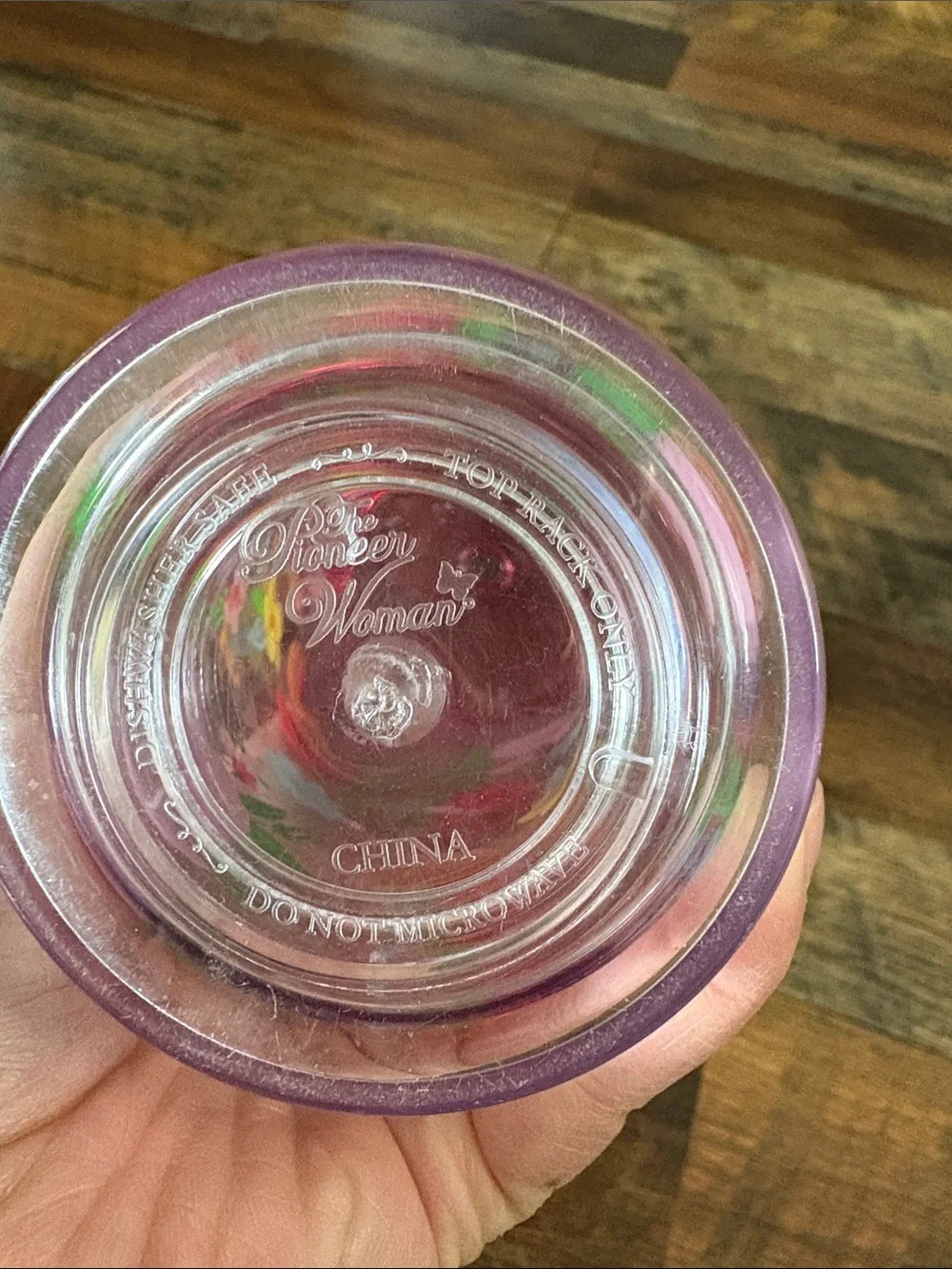 The Pioneer Woman Floral 'Happy Birthday' Tumbler - Hot Pink Lid